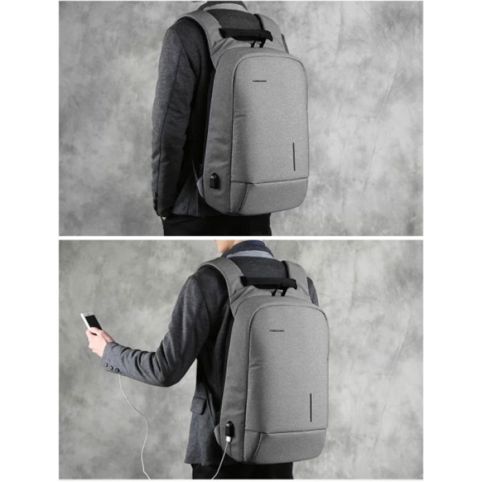 Рюкзак для ноутбука Kingsons 13.3" laptop backpack Light Grey (KS3149W-D13L)