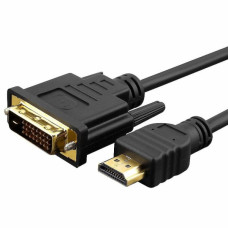 Кабель мультимедійний HDMI M to DVI M 1.8m 24+1pin Patron (CAB-PN-DVI-HDMI-18F)