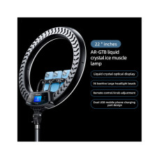 Набір блогера RTAKO LED лампа AR-GTB01-22S 22" digital display Right Lightt (6942063218616)