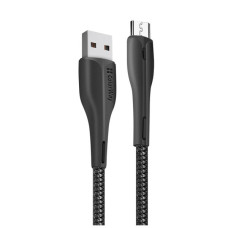 Дата кабель USB 2.0 AM to Micro 5P 1.0m led black ColorWay (CW-CBUM034-BK)
