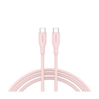 Дата кабель USB-C to USB-C 1.0m CC60SC10 60W Silicon Pink Sand Canyon (CNS-CC60SC10PS)