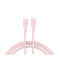 Дата кабель USB-C to USB-C 1.0m CC60SC10 60W Silicon Pink Sand Canyon (CNS-CC60SC10PS)