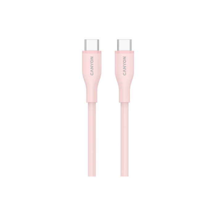 Дата кабель USB-C to USB-C 1.0m CC60SC10 60W Silicon Pink Sand Canyon (CNS-CC60SC10PS)