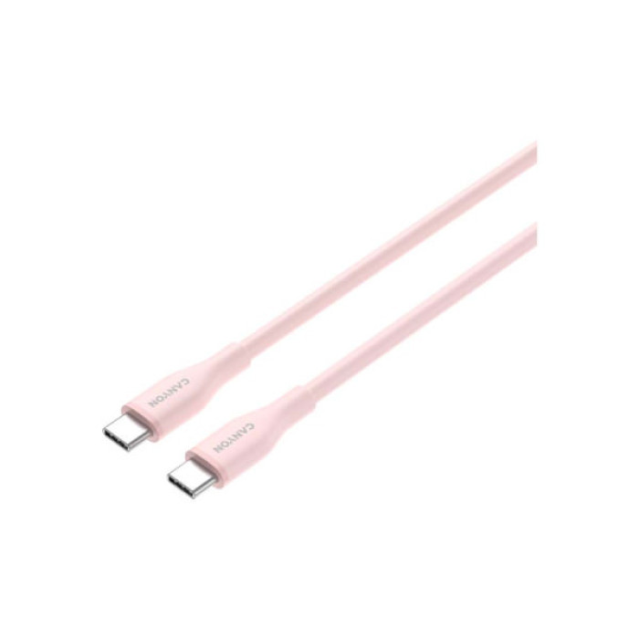 Дата кабель USB-C to USB-C 1.0m CC60SC10 60W Silicon Pink Sand Canyon (CNS-CC60SC10PS)