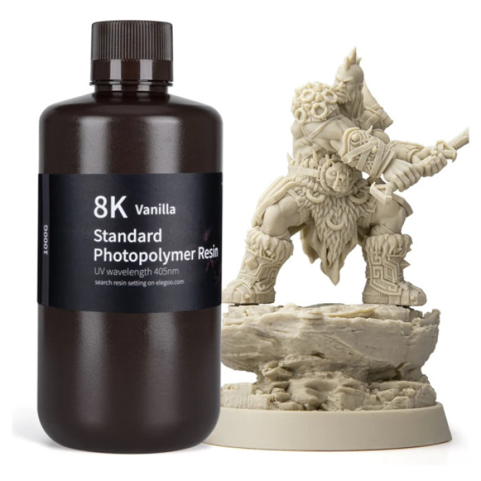 Фотополімерна смола ELEGOO Resin, Standard 8K 1кг, vanilla (50.103.0130)