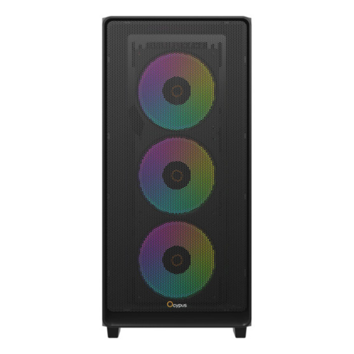 Корпус OCYPUS GAMMA C60 BK ARGB (GAMMA-C60-BKG400XX-GL)