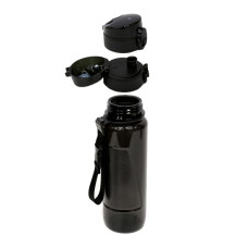 Пляшка для води Line Art Lens 600 мл чорний (60014418LA-01)