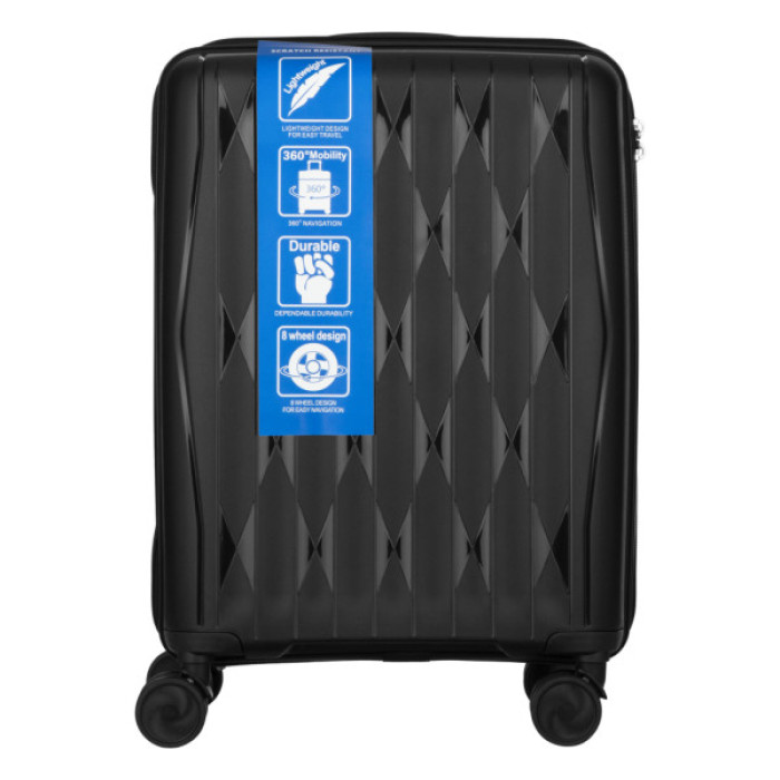 Набір валіз 2E M7979 (L+M+S) чорний (2E-PP-M7979-SET3-BK)