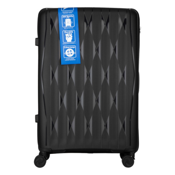 Набір валіз 2E M7979 (L+M+S) чорний (2E-PP-M7979-SET3-BK)