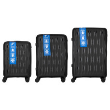 Набір валіз 2E M7979 (L+M+S) чорний (2E-PP-M7979-SET3-BK)