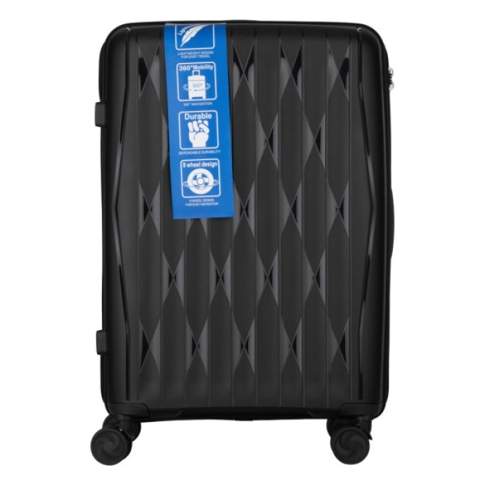 Набір валіз 2E M7979 (L+M+S) чорний (2E-PP-M7979-SET3-BK)