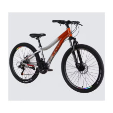 Велосипед Space 26" LYRA DD FR рама-13" AL 2026 помаранчево-сріблястий (OPS-SP-26-098)