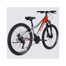 Велосипед Space 26" LYRA DD FR рама-13" AL 2026 помаранчево-сріблястий (OPS-SP-26-098)