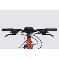 Велосипед Space 26" LYRA DD FR рама-13" AL 2026 помаранчево-сріблястий (OPS-SP-26-098)