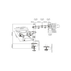 Кронштейн Gembird MA-DA-03