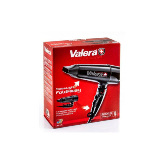 Фен Valera Swiss Light 5400 Fold-Away Ionic Tourmaline Black (SL5400T)