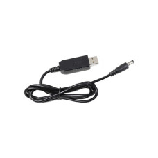 Кабель живлення USB to DC 5.5x2.1mm 12V 1.0m Value (S1016)