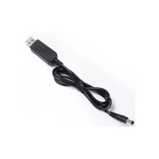 Кабель живлення USB to DC 5.5x2.1mm 12V 1.0m Value (S1016)