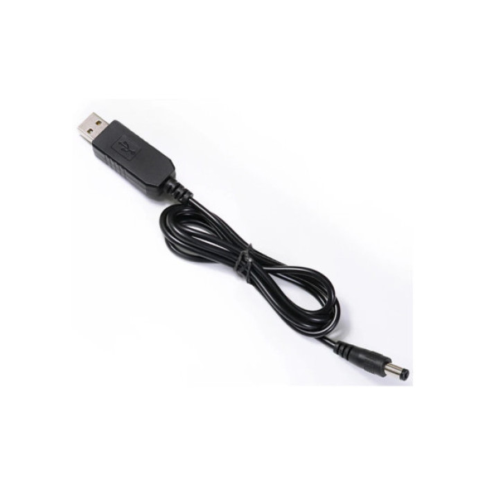 Кабель живлення USB to DC 5.5x2.1mm 12V 1.0m Value (S1016)