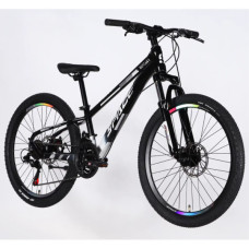 Велосипед Space 24" MERCURY DD FR рама-11" AL 2026 чорно-білий (OPS-SP-24-064)