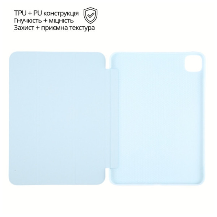 Чохол до планшета BeCover Tri Fold Soft TPU Silicone Apple iPad Air 13" M4 2026 Light Blue (715330)