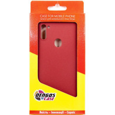 Чохол до мобільного телефона Dengos Carbon Samsung Galaxy M11, red (DG-TPU-CRBN-69) (DG-TPU-CRBN-69)