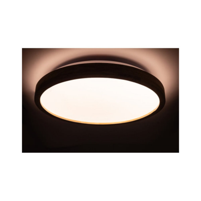 Світильник Vestum WOOD матовий 60W 375*60мм 3000К-6500К з ДК акація (VS-91047)