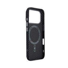 Чохол до мобільного телефона Armorstandart LikeCarbon2 MagCase Apple iPhone 17 Pro Carbon Black (ARM86258)