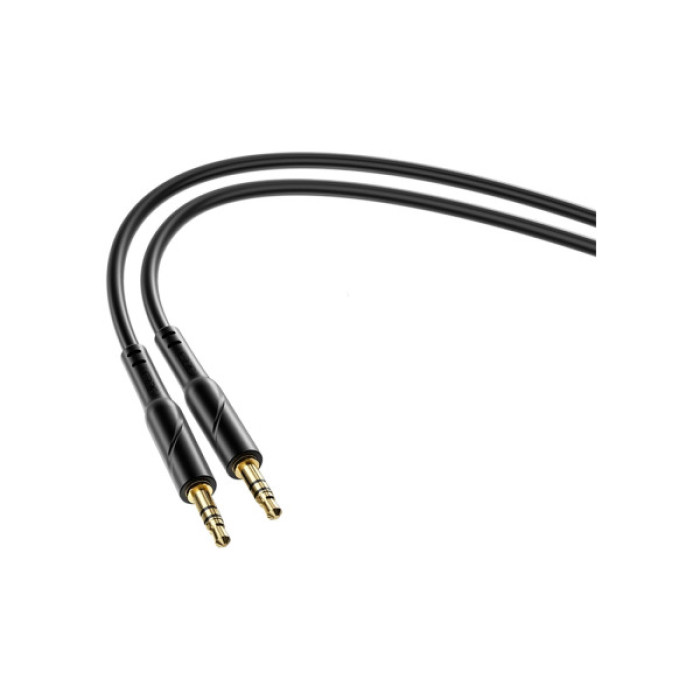 Кабель мультимедійний 3.5mm M to 3.5mm M 1.0m black XO (NB-R271.black)