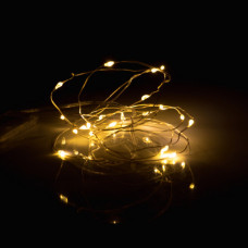 Гірлянда YES! Fun Нитка на мідному дроті 20 LED Тепло-біла 2 м Статична На батарейках (975020)