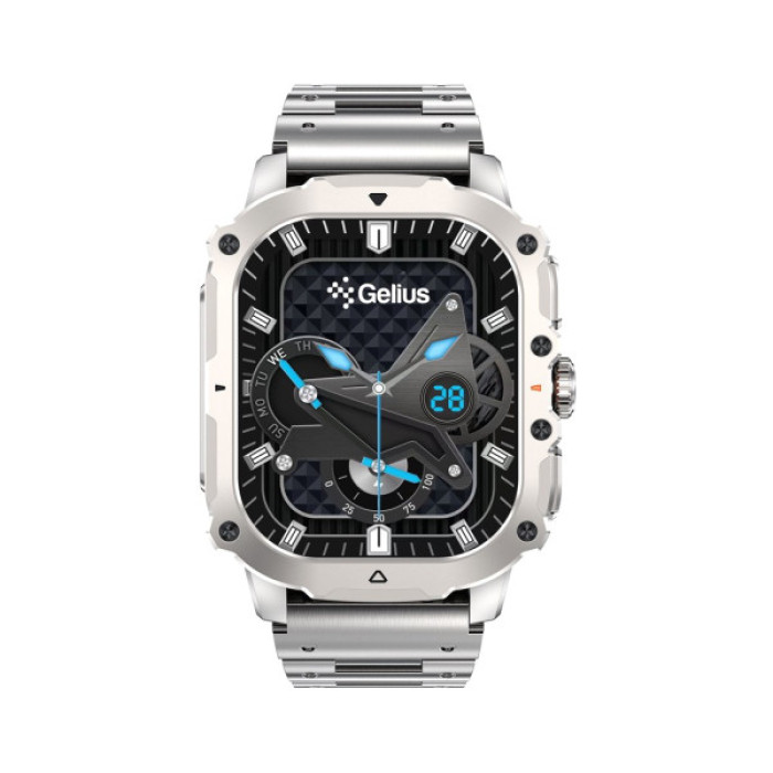 Смарт-годинник Gelius Tactical Heavy (GP-SW016) Silver Titan (2099901019103)