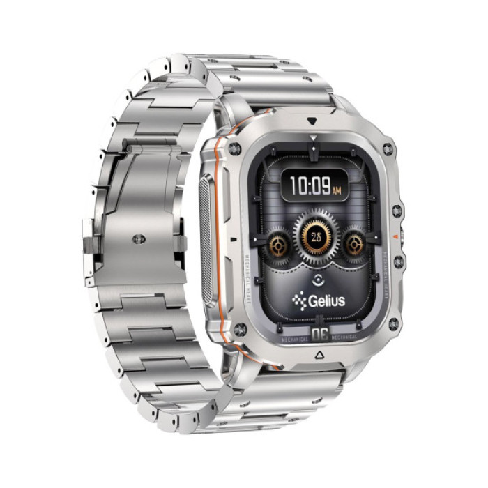 Смарт-годинник Gelius Tactical Heavy (GP-SW016) Silver Titan (2099901019103)