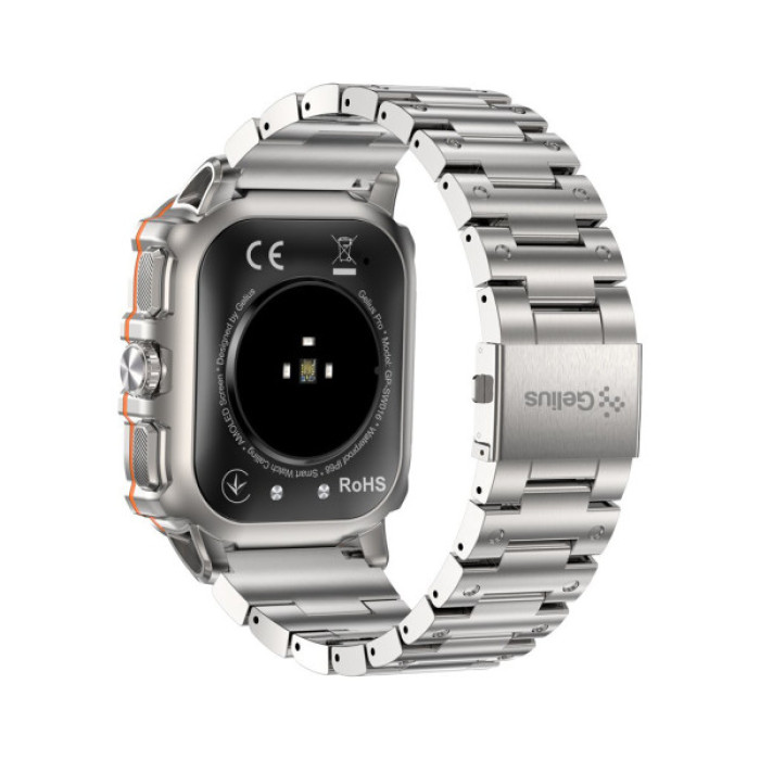 Смарт-годинник Gelius Tactical Heavy (GP-SW016) Silver Titan (2099901019103)