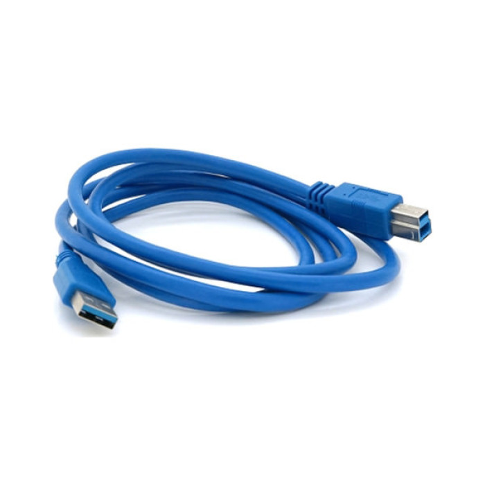 Кабель для принтера USB 3.0 AM/BM 1.5m blue Voltronic (YT-3.0AM\BM-1.5BL)