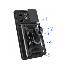 Чохол до мобільного телефона BeCover Military Infinix Smart 9 (X6532) Black (713049)