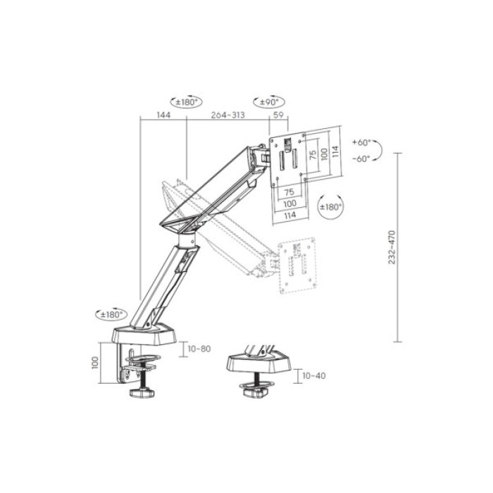 Кронштейн OfficePro MAG200W