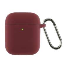 Чохол для навушників Armorstandart Ultrathin Silicone Case With Hook для Apple AirPods 2 Burgundy (ARM59680)