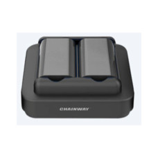 Зарядний пристрій для акумуляторів ТЗД Chainway 2-х слотовий для пістолетної рукоятки С66 (CRD-C66-PBC)