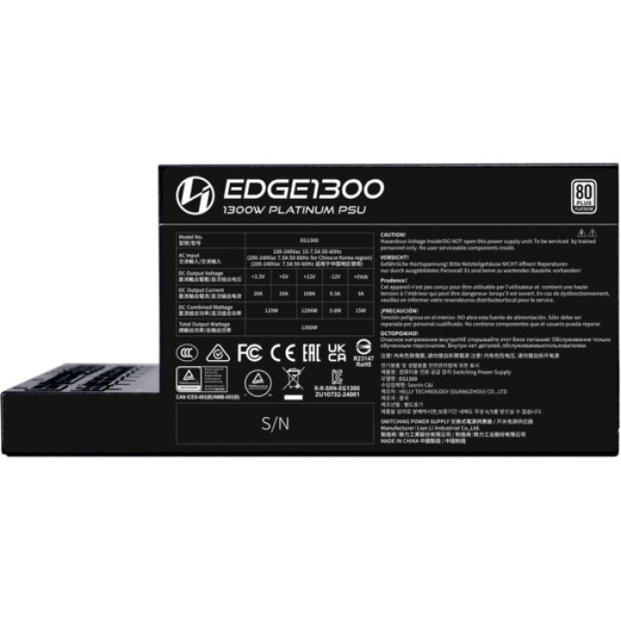 Блок живлення Lian Li 1300W EDGE1300 (G9P.EG1300.BE00.EU)