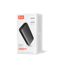 Батарея універсальна ColorWay 20 000 mAh Portable Charger (USB/QC3.0 + USB-C/PD/22.5W) Black (CW-PB200LPB4BK-PD)