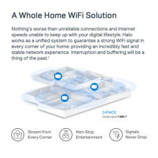 Точка доступу Wi-Fi Mercusys HALO-H80X-3-PACK