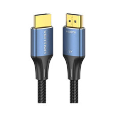Кабель мультимедійний HDMI M to HDMI M 3.0m 8K cotton braided blue Vention (ALGLI)