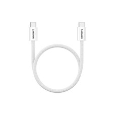 Дата кабель USB-C to USB-C 1.0m 60W Magnet Braided White Canyon (CND-CCMG60AB15W)