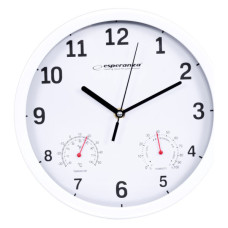 Настінний годинник Esperanza Wall Clock Lyon 25см White (EHC016W)