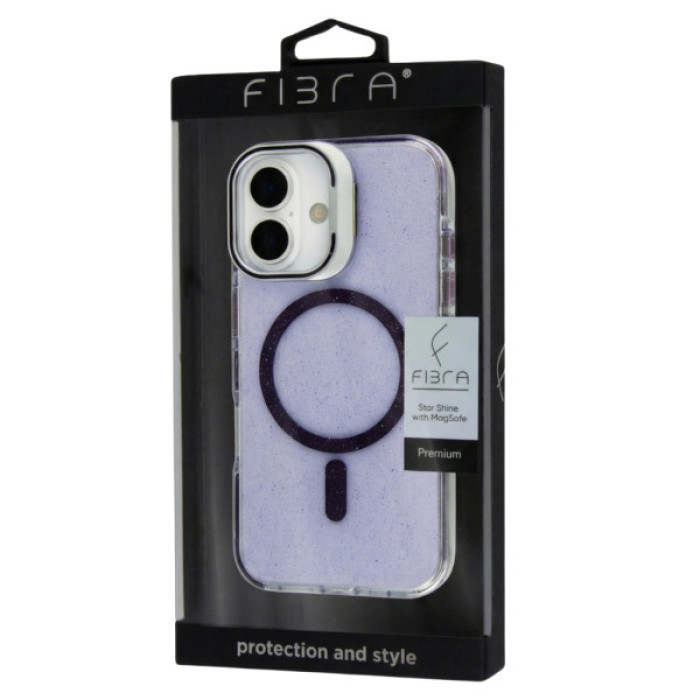 Чохол до мобільного телефона BeCover FIBRA Star Shine MagSafe Apple iPhone 17 Purple (715416)