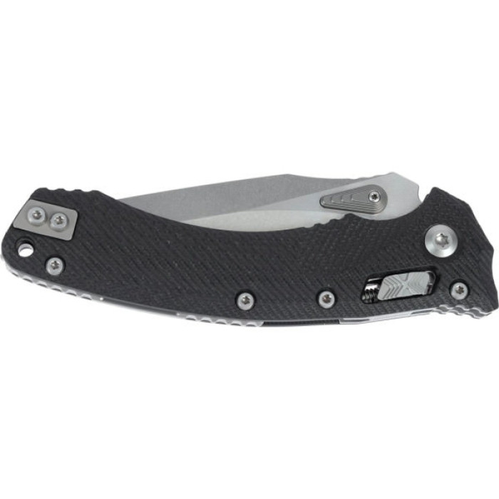 Ніж Microtech Amphibian Stonewash Black (137RL-10FLGTBK)