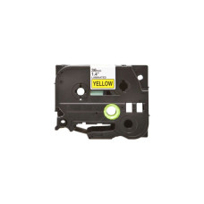 Стрічка для принтера етикеток UKRMARK B-T661P-BK/YE, сумісна з TZE661 ламінована, 36мм х 8м. black on yellow (900604)
