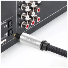 Кабель мультимедійний Optical Toslink 1.5m AV108 black UGREEN (10542)