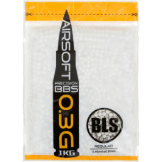 Страйкбольні кульки BLS Precision White 6 мм 0,3 г 1 кг (1928.00.07)