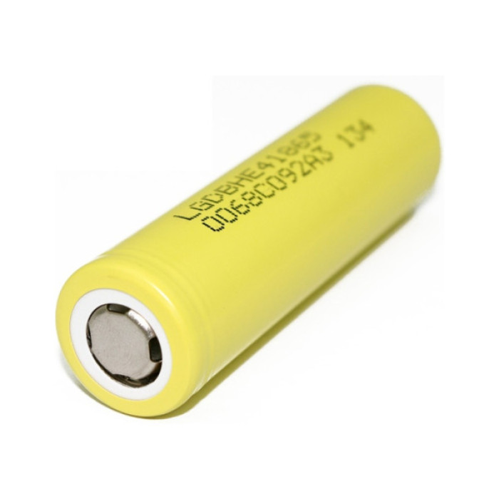 Акумулятор 18650 2500mAh, 20A, 4.2/3.6/2.5V, Yellow LG (LGDBFIE41865 (LG HE4))